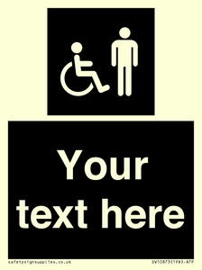 Custom information: black panel disabled and male